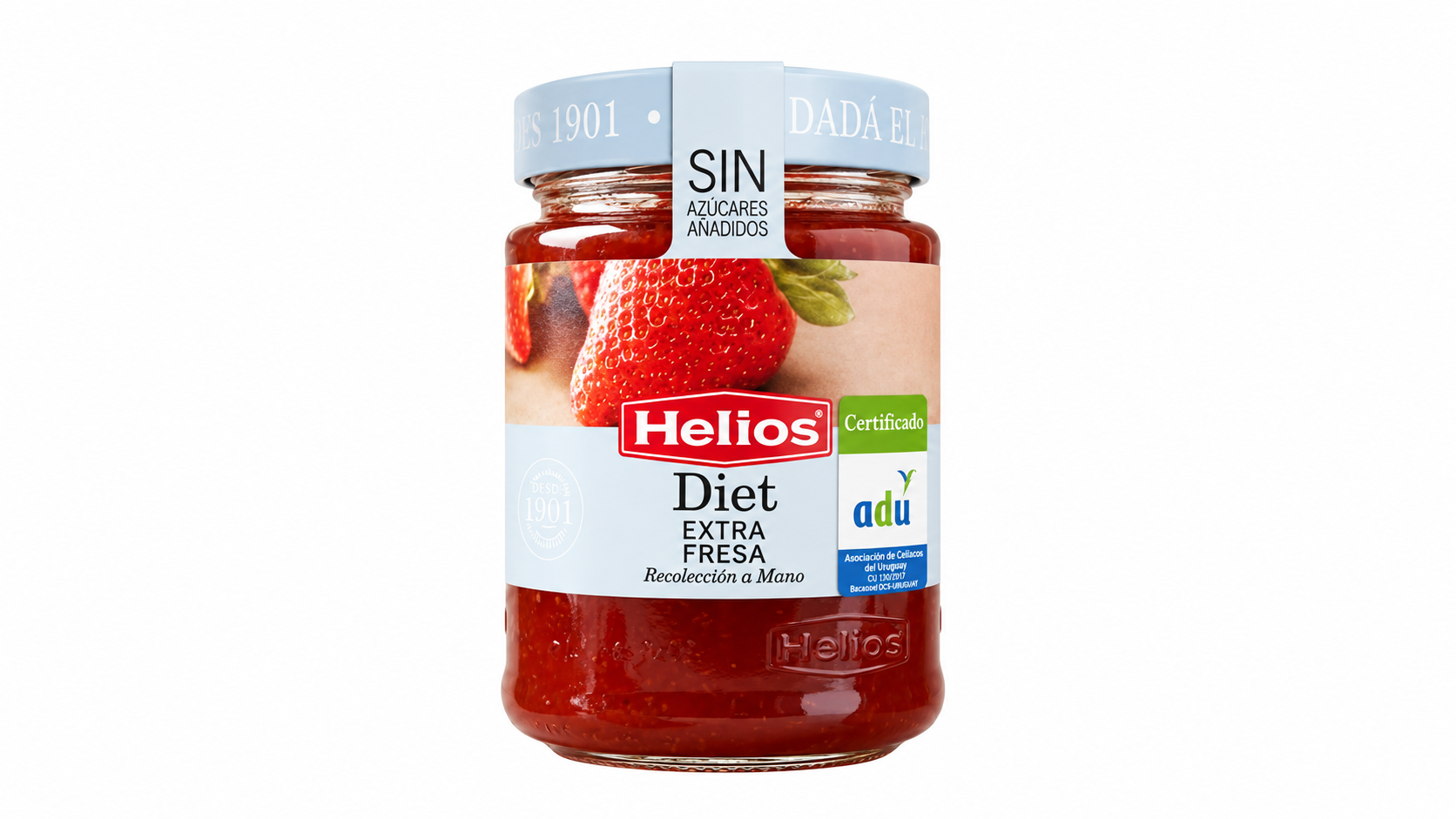 Mermelada Helios Frutilla sin azúcar