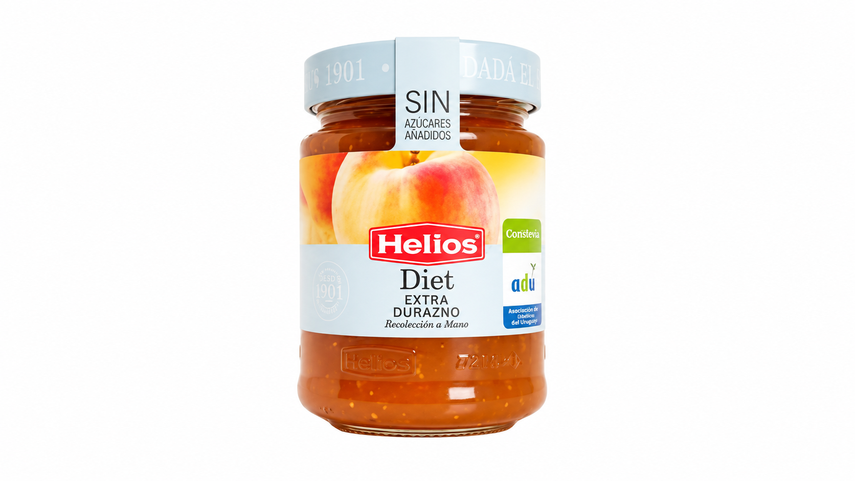 Mermelada Helios durazno sin azúcar